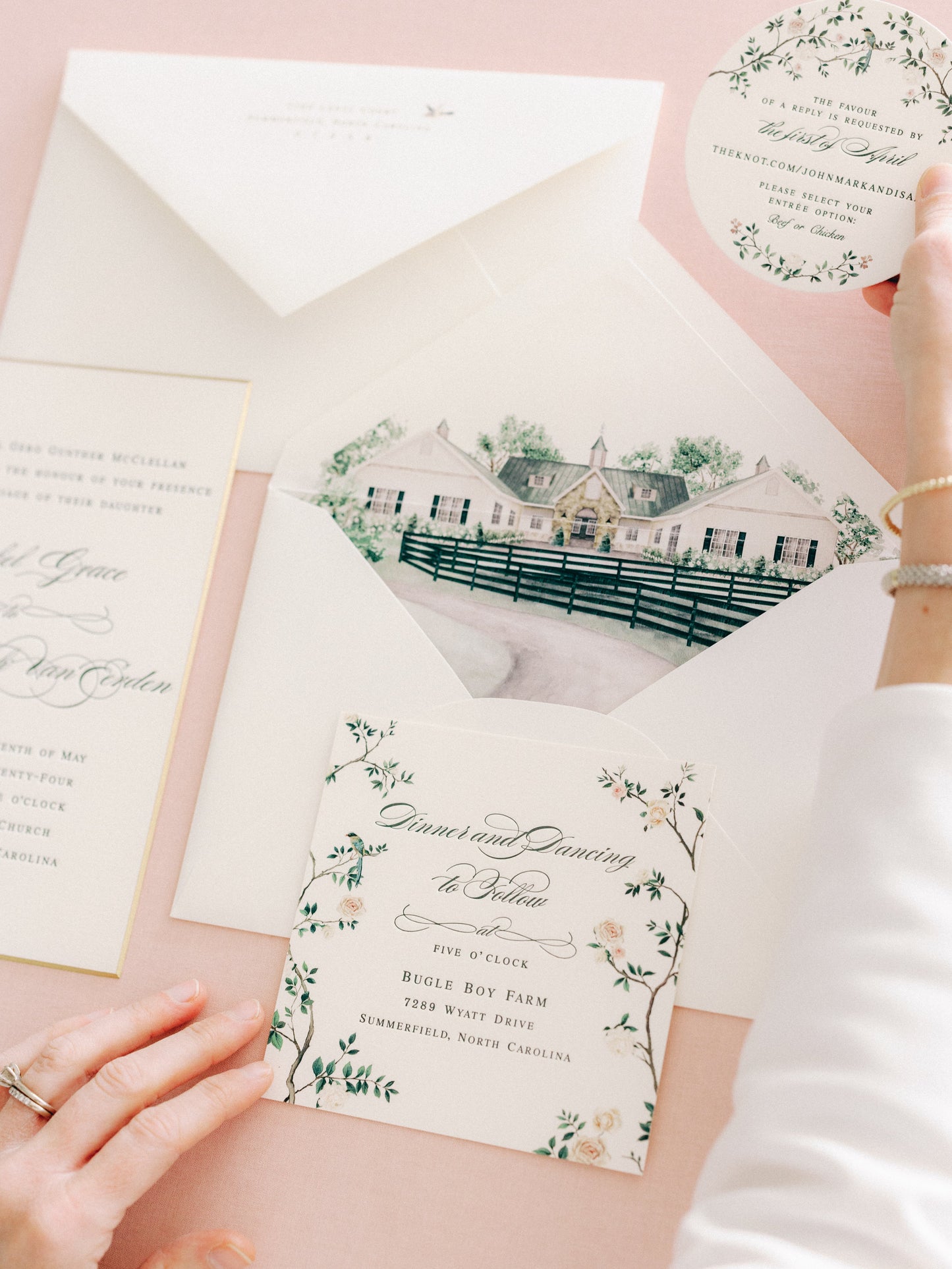 Chinoiserie Beige Cardholder