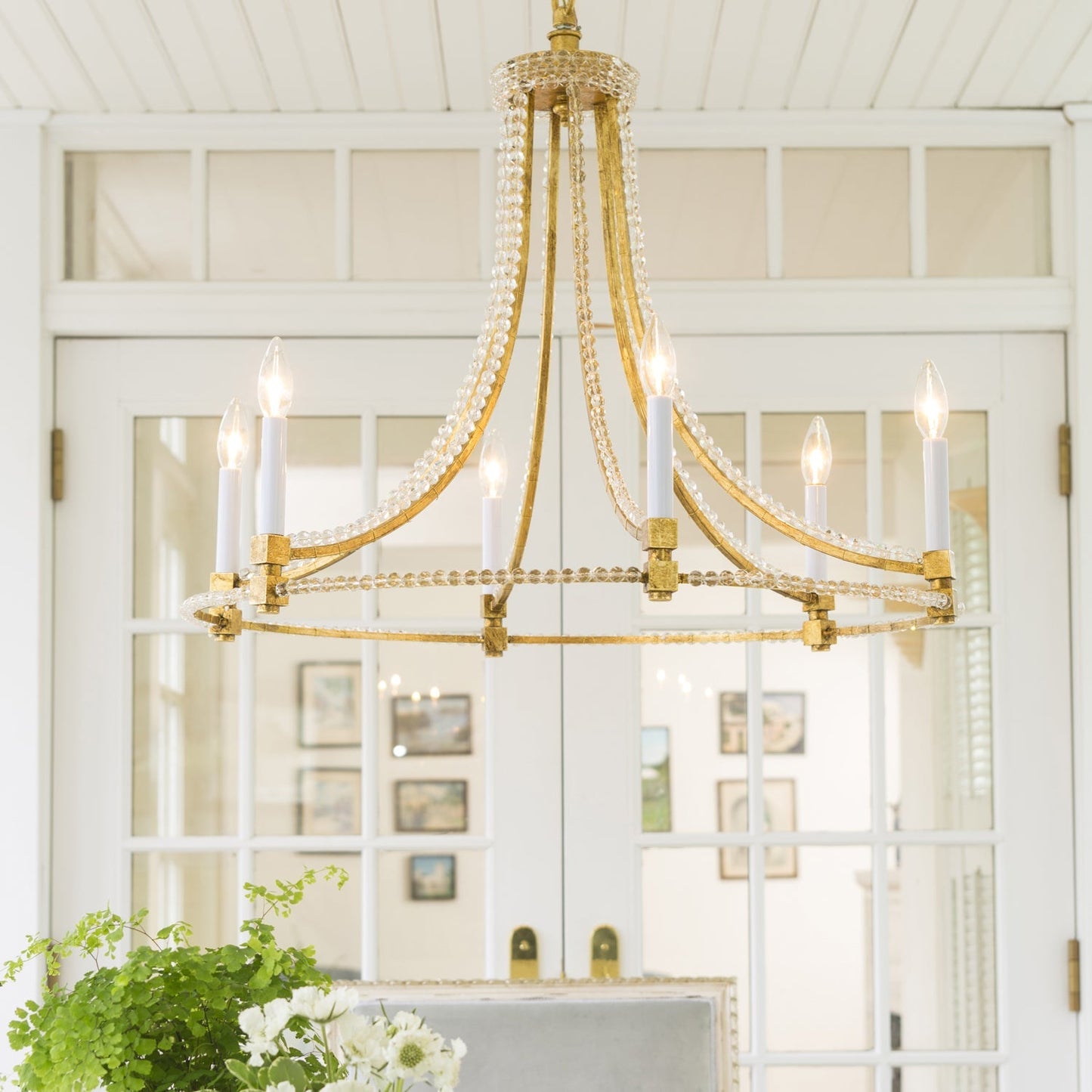 BARCELONA gold chandelier - Artiome™ - chandelier