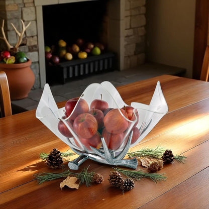 Antler Stand Acrylic Bowl 14
