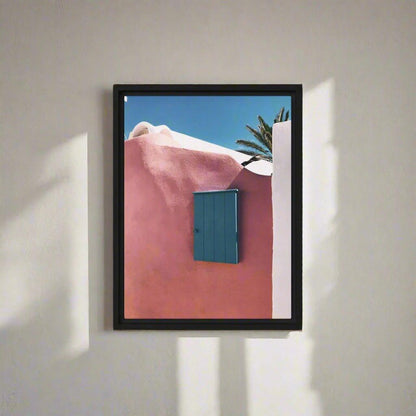 Azure Wood Framed Canvas - Artiome™ - Wall Art
