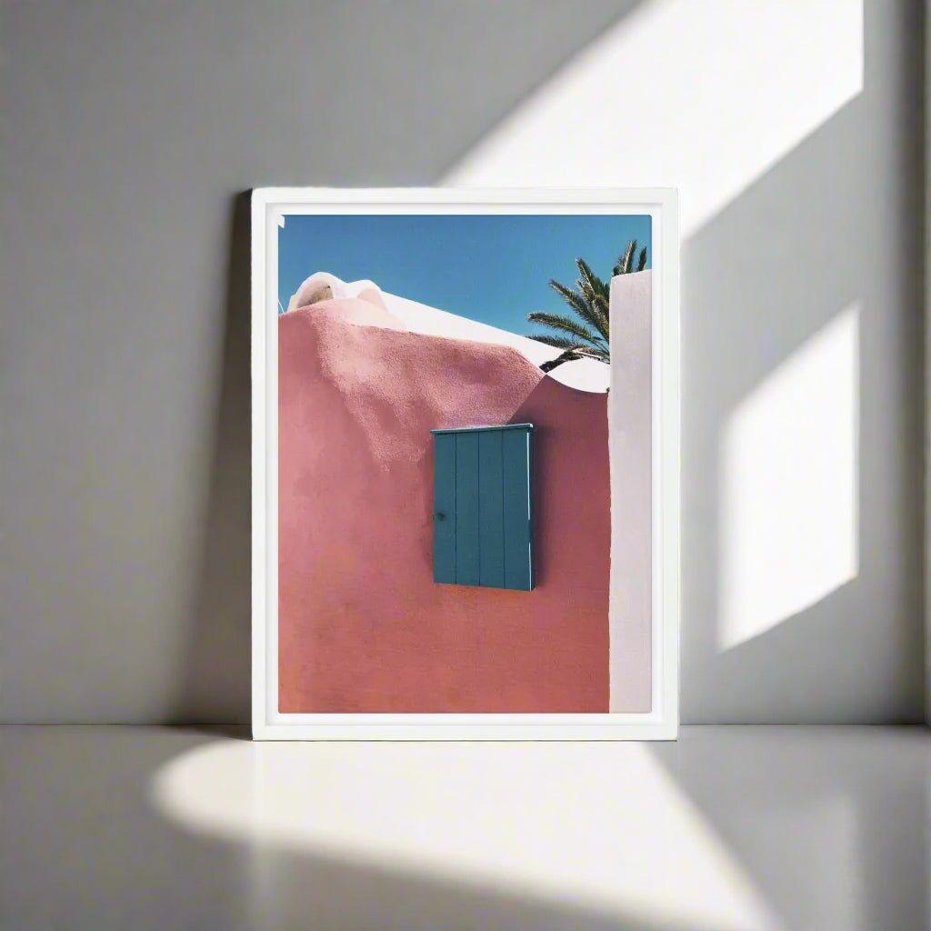 Azure Wood Framed Canvas - Artiome™ - Wall Art