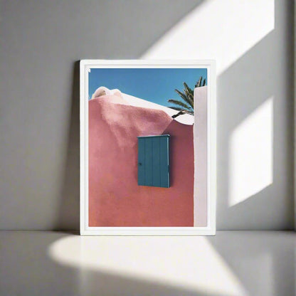 Azure Wood Framed Canvas - Artiome™ - Wall Art