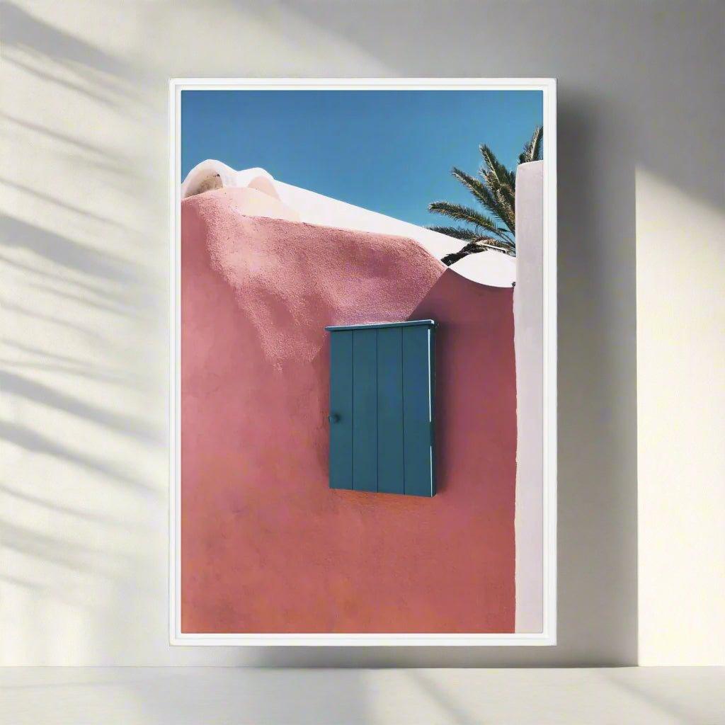 Azure Wood Framed Canvas - Artiome™ - Wall Art