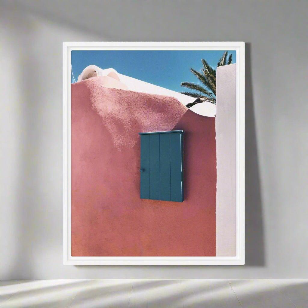 Azure Wood Framed Canvas - Artiome™ - Wall Art