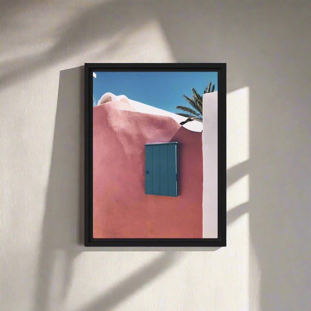 Azure Wood Framed Canvas - Artiome™ - Wall Art