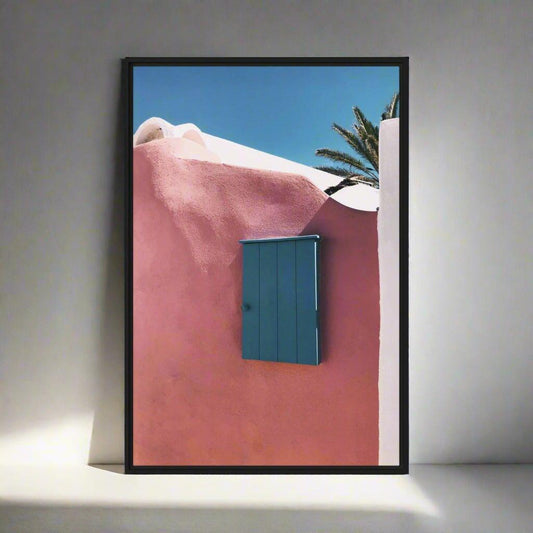 Azure Wood Framed Canvas - Artiome™ - Wall Art