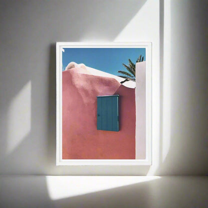 Azure Wood Framed Canvas - Artiome™ - Wall Art