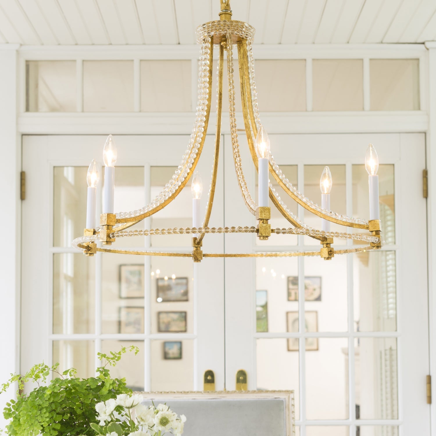 BARCELONA gold chandelier - Artiome™ - chandelier