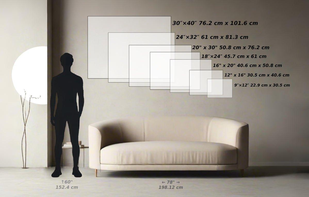 Beyond Matte Paper Framed Poster with Mat - Artiome™ - Wall Art