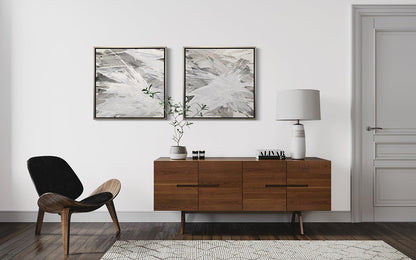 Grey Owl I - Limited Edition Canvas Print - Artiome™ - Print